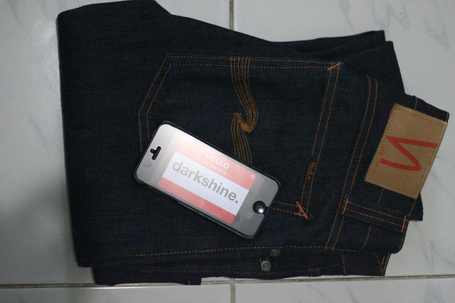 NUDIE SUPER SLIM KIM DRY STRETCH 27/34 ORI MURAH LIKE NEW!!
