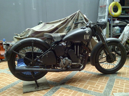 WTS Matchless G3L(350cc single) 1941 Original-Surat Komplit
