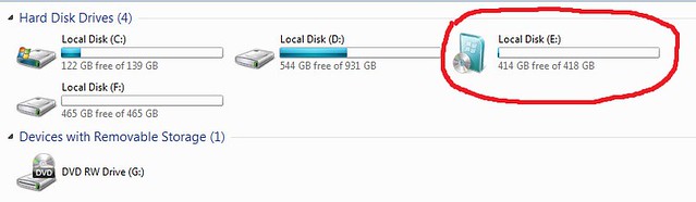 local disk berubah menjadi isi file-file instaler windows 7