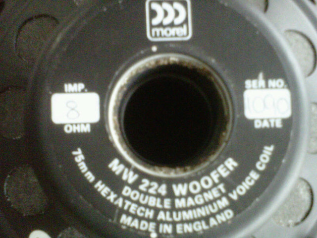 speaker morel double magnet vintage
