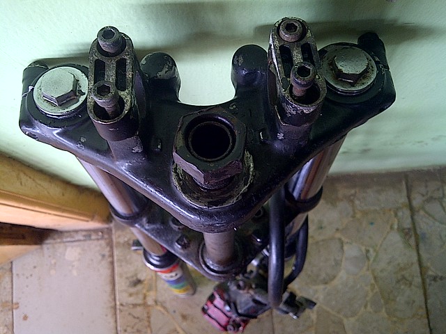 Shock Depan Honda Tiger Lawas Non Revo + master dan kaliper