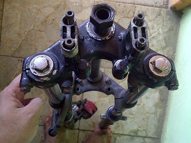 Shock Depan Honda Tiger Lawas Non Revo + master dan kaliper