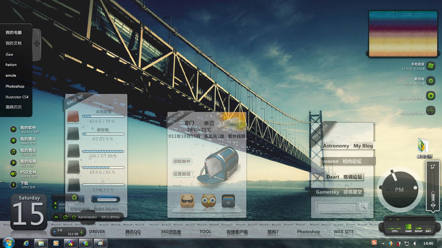 *SHARE* Percantik Desktop-mu dengan Xwidged