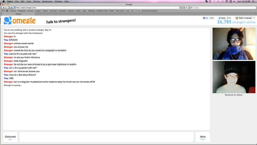 Chatting dengan Omegle