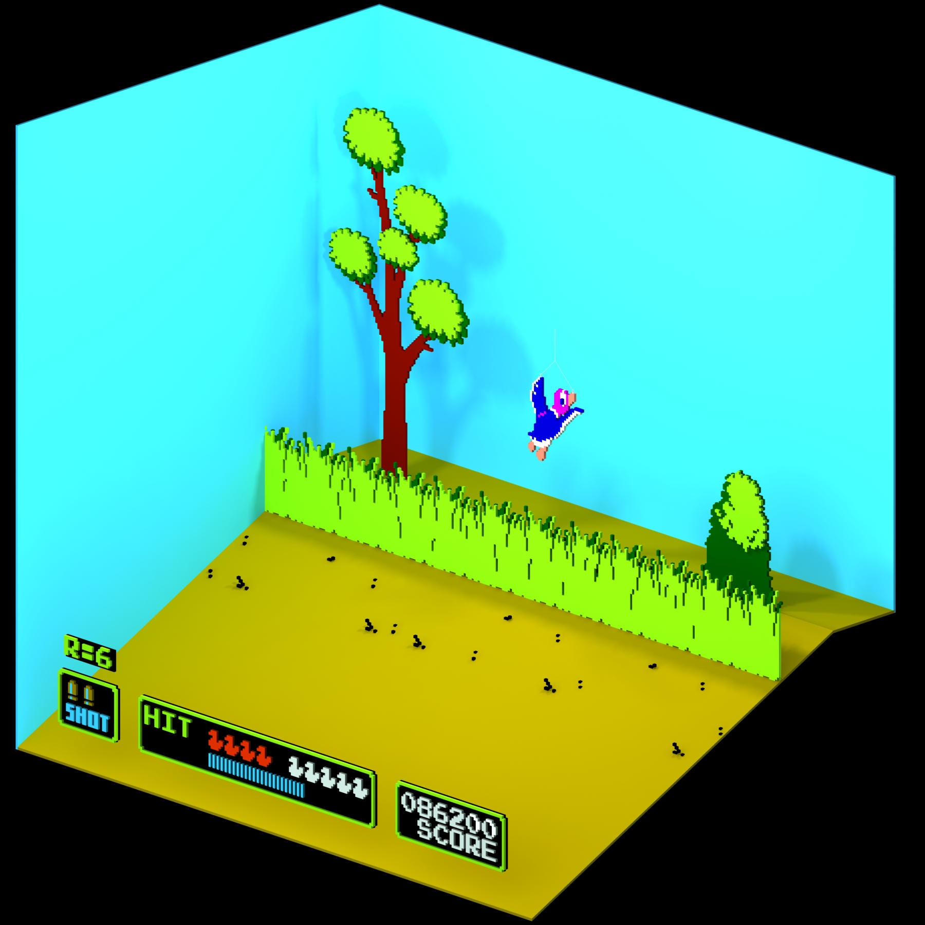 Ketika Game 8Bit dibuat ke 3D