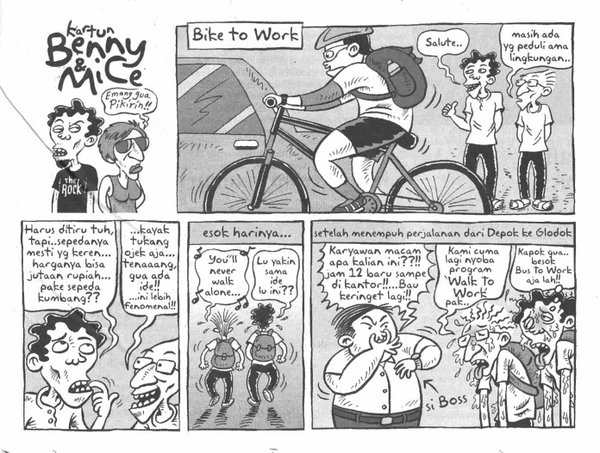 Mengulas Komik Strip Asal Indonesia, Benny &amp; Mice