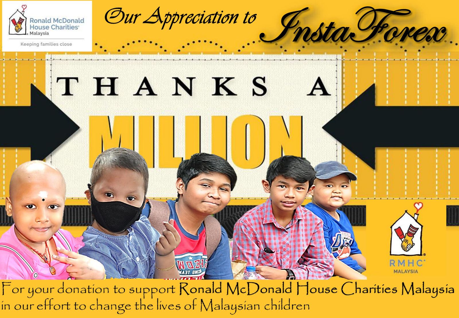 instaforex-bantu-ronald-mcdonald-children-s-charities-fund-of-malaysia