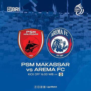 ✅Prediksi PSM Makassar VS Arema FC BRI Liga1 Pekan ke-5