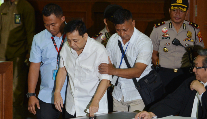 Drama Aksi Bisu Bakal Jadi Pertimbangan Hakim Jatuhi Vonis Novanto