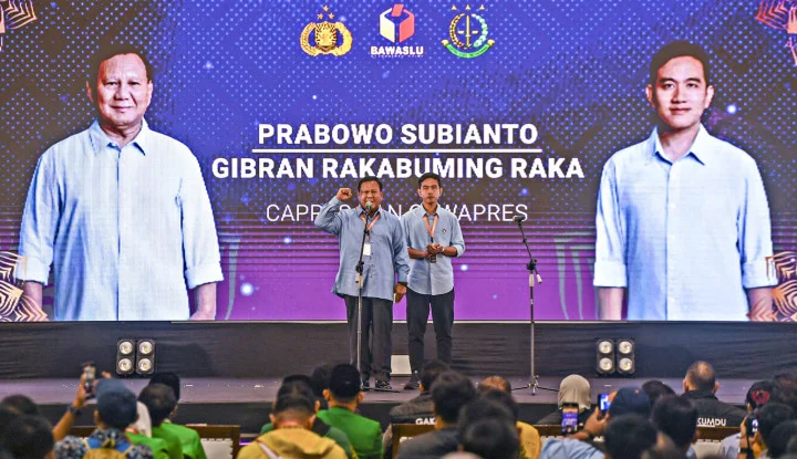 Survei IDM: Elektabilitas Prabowo-Gibran Raih 57,1 Persen