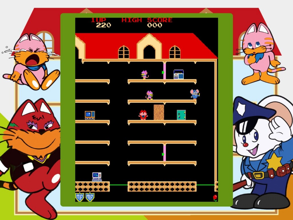 Game-game Namco (i.e Pacman, Galaxian, Dig Dug, Tekken, dll)