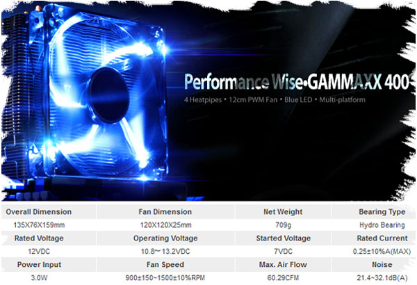 Deepcool GammaXX 400 + Free Fan 1 + Free Ongkir JaBoDeTaBek