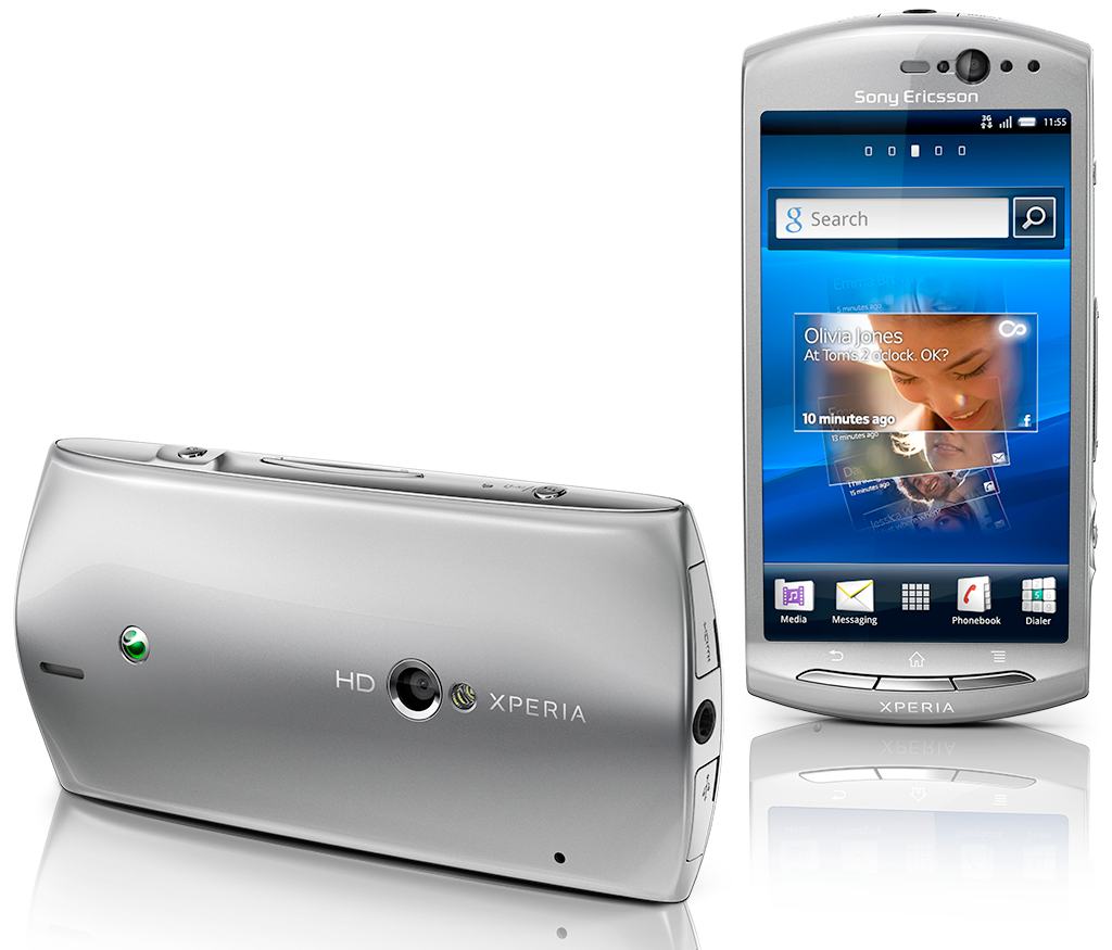 WTS sony xperia neo MT15i silver 8MP ICS
