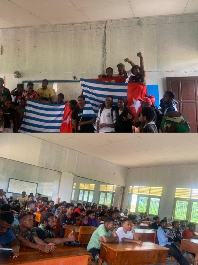 Perpisahan SMA di Yalimo Diwarnai Bintang Kejora dan Pendidikan Politik Sejarah Papua