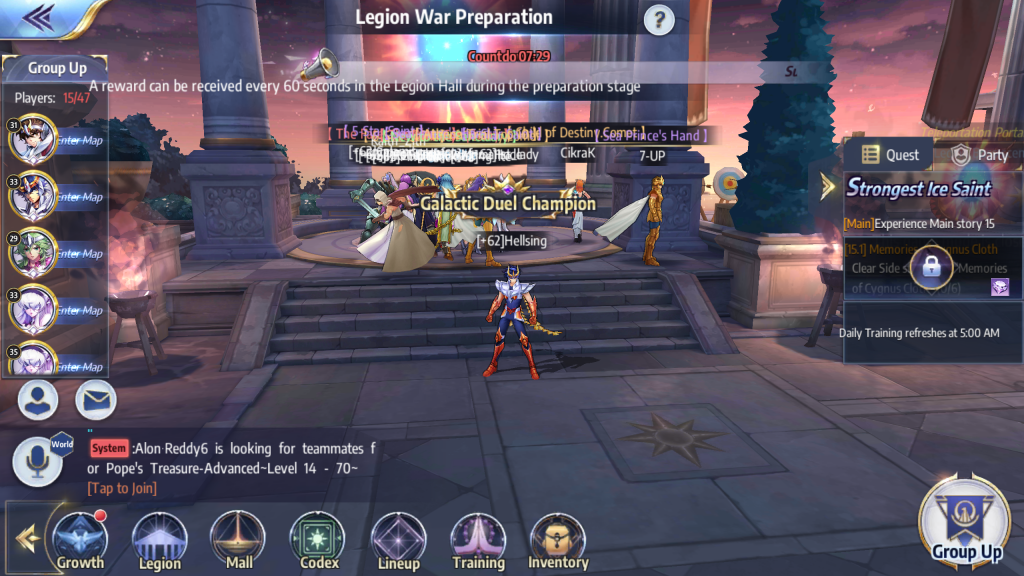 Panduan Dasar Game Saint Seiya: Awakening Mobile (Saint)