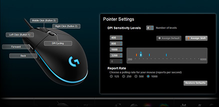 Logitech G102 Prodigy Gaming Mouse