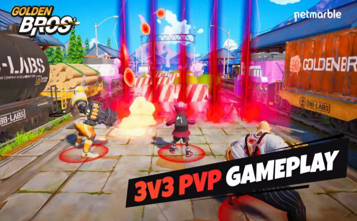 Netmarble Meluncurkan Golden Bros, Game P2E Dalam Format 3 VS 3 Combat Shooter