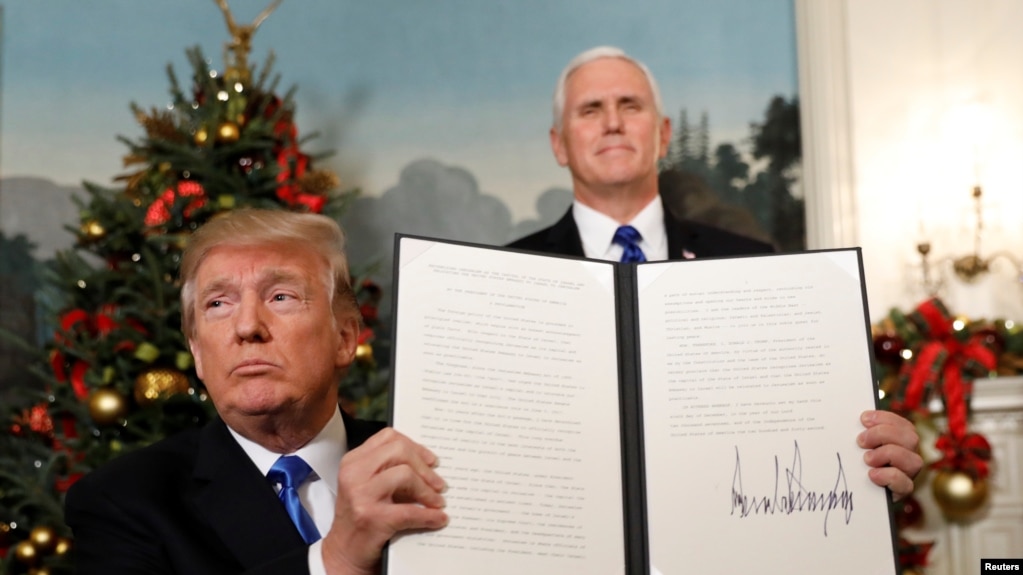 Trump Akui Yerusalem sebagai Ibu Kota Israel