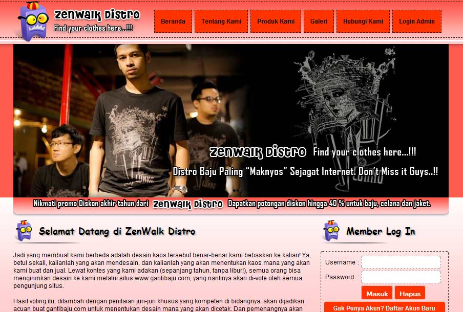 &#91;SHARE + ASK&#93; Template Online Shop Distro Mantep Abis