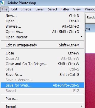 Cara mengompres gambar dengan adobe photoshop...