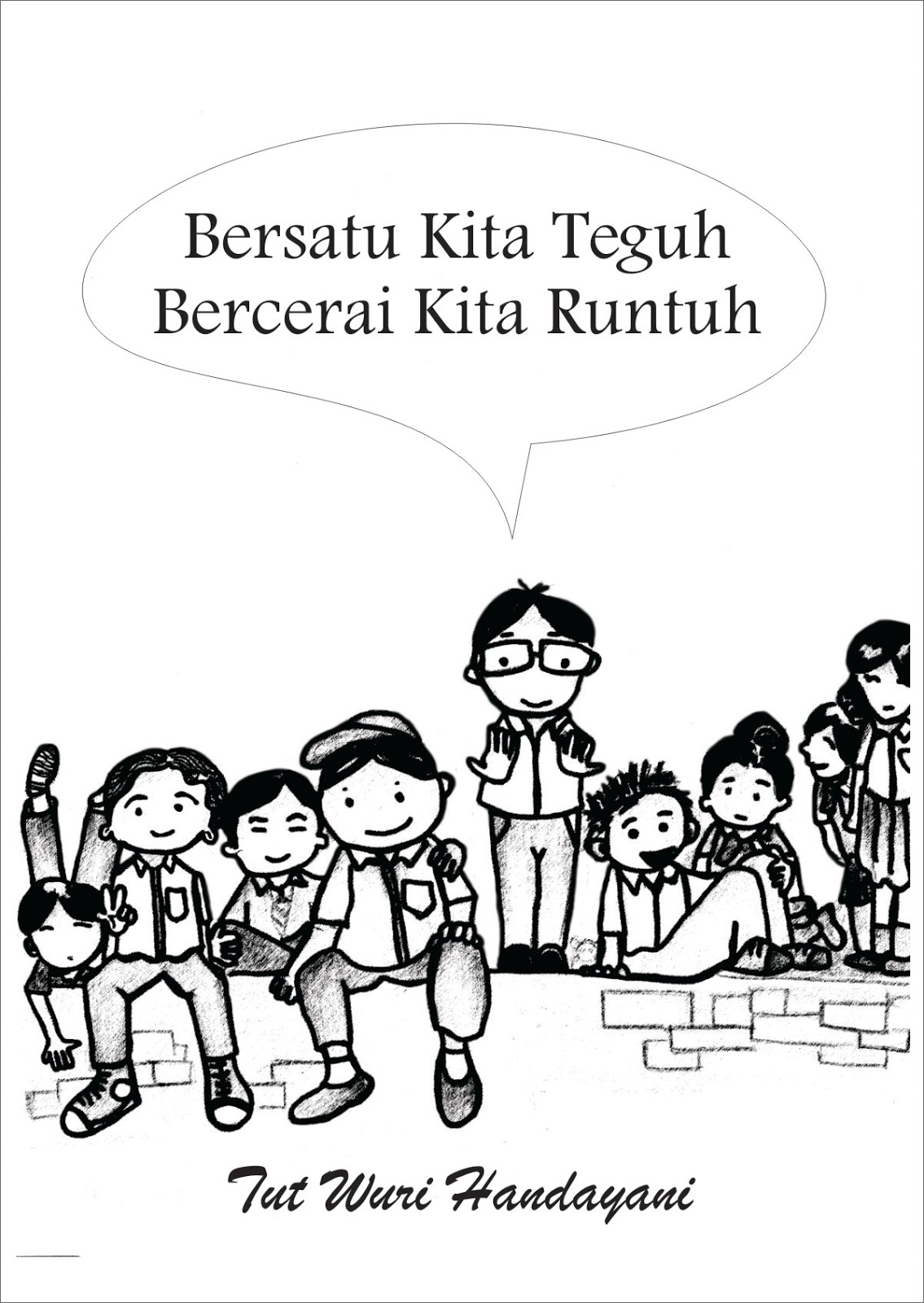 Gerakan Poster DKV dan SMA se-Indonesia STOP TAWURAN