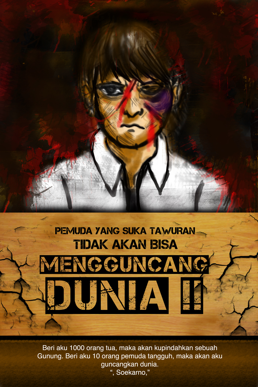 Gerakan Poster DKV dan SMA se-Indonesia STOP TAWURAN