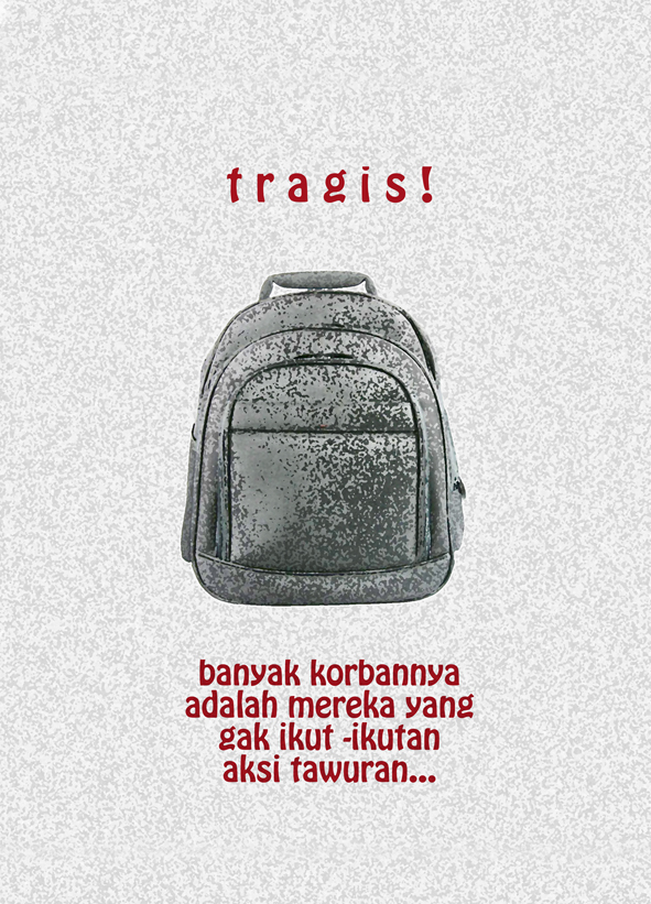 Gerakan Poster DKV dan SMA se-Indonesia STOP TAWURAN