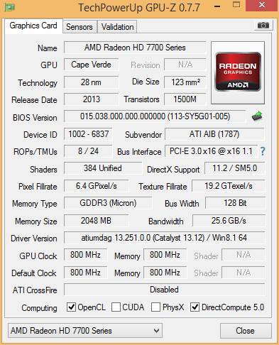 WTS HIS HD 7730 2gb DDR3 fullset MURAHHH!!