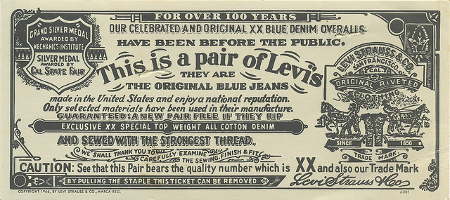 Sejarah Singkat Levi's Jeans