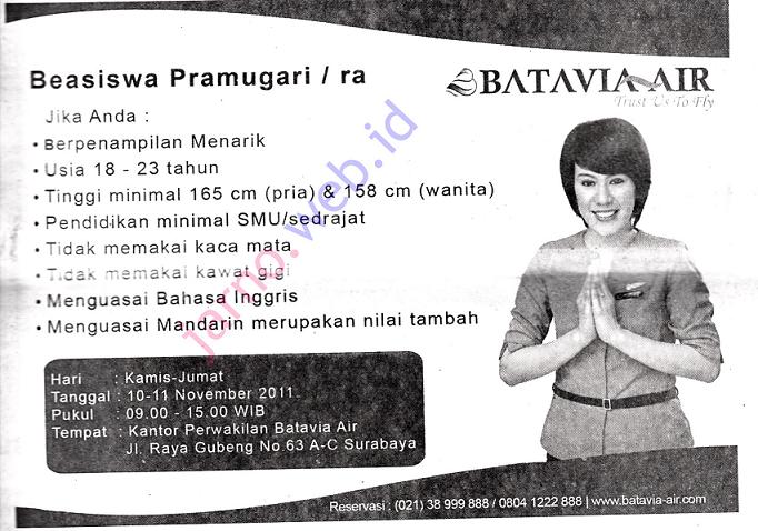 Nasib Batavia Air setelah bangkrut