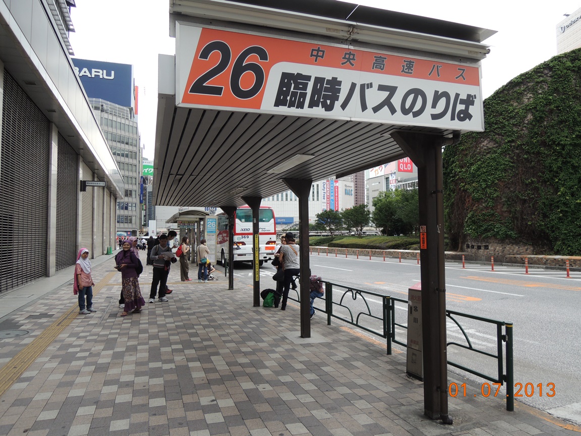 Penampakan Terminal Bus di Jepang