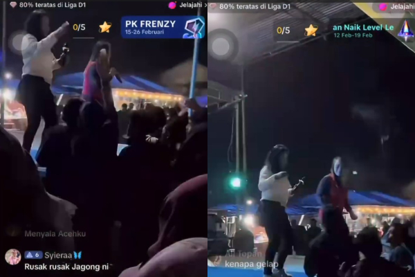 Video 2 Wanita Aceh Joget Tanpa Jilbab di Atas Panggung HUT Trans ke-43 Ramai di Tikt
