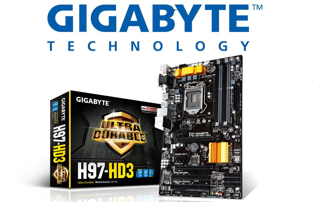 Terjual Gigabyte H97HD3 MainBoard untuk processor Intel i3 i5 dan i7