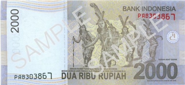 Uang Kertas Rupiah Indonesia dari tahun 1938-2009