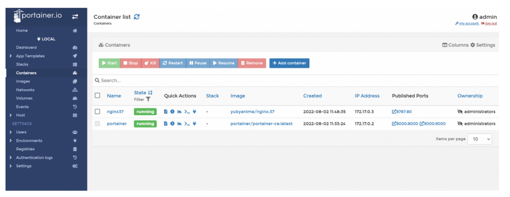 Cara Install Portainer pada Ubuntu 20.04