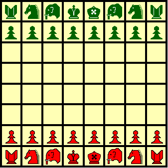 Sejarah Pion-pion Catur Modern