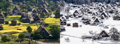 20 Foto Super Keren Sebelum & Sesudah Musim Salju