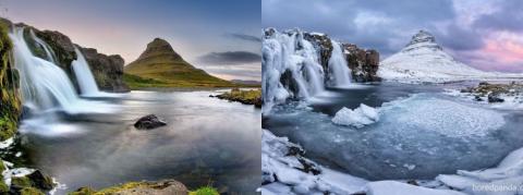 20 Foto Super Keren Sebelum & Sesudah Musim Salju