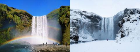 20 Foto Super Keren Sebelum & Sesudah Musim Salju