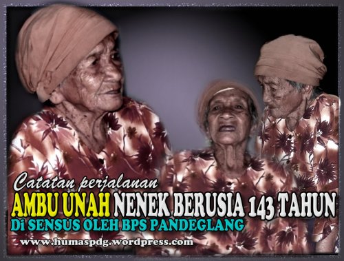 Nenek Maemunah, Manusia Tertua di Indonesia Berumur 145 Tahun