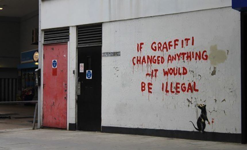 Wow, Simak Nih 5 Mural Banksy yang Kontroversial