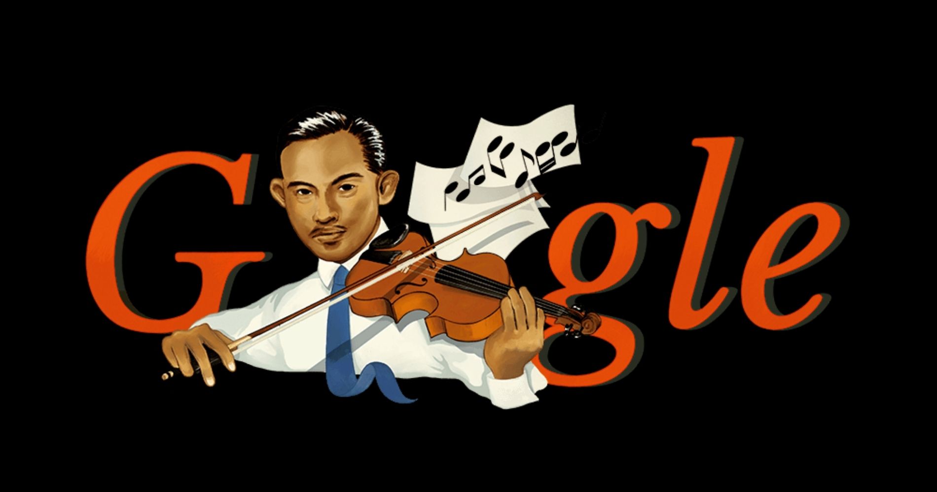 Hari Pahlawan, Komposer Indonesia Masuk Google Doodle 