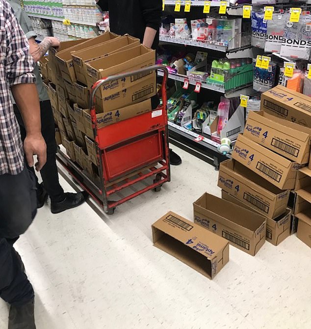 A new low in the baby formula crisis: Pandemonium as Asian shoppers fight each