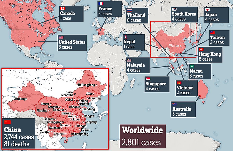 Seluruh Cina Terdampak Virus Corona Kecuali Tibet 