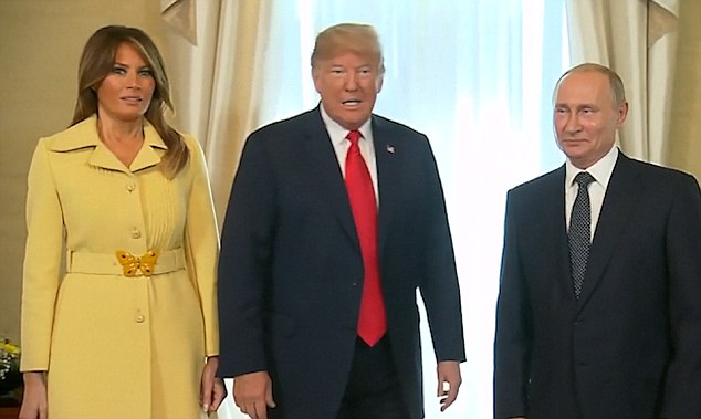 Ekspresi Ketakutan Melania Trump Saat Selesai Menyalami Valdimir Putin Menjadi Viral 