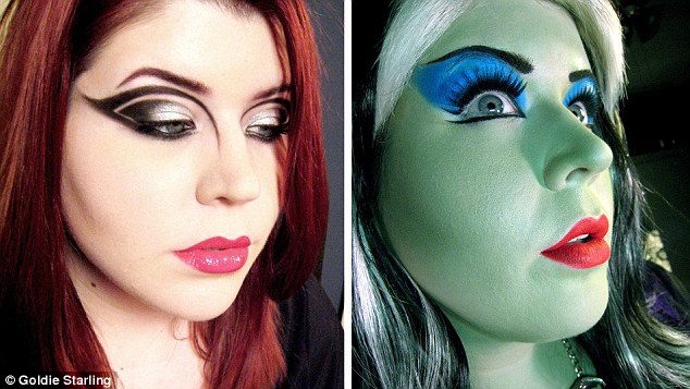 beberapa Make-up artis luar negri yg berdandan untuk hari Halloween 31 okt nanti !!
