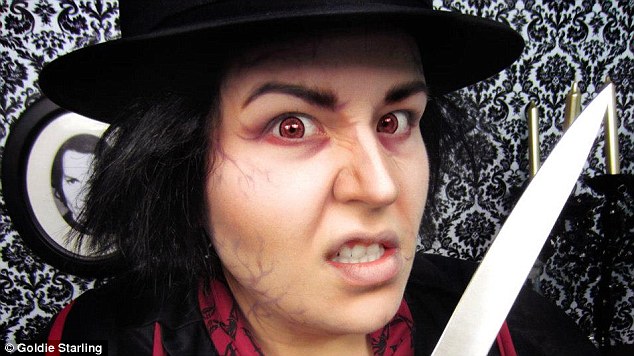 beberapa Make-up artis luar negri yg berdandan untuk hari Halloween 31 okt nanti !!