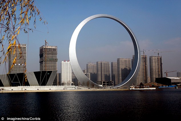 Ring Of Life. Gedung Berbentuk Cincin di China