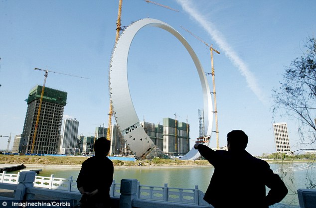 Ring Of Life. Gedung Berbentuk Cincin di China