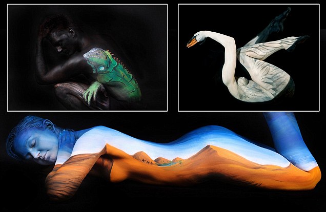Body Painting Yang Super WOW!!!